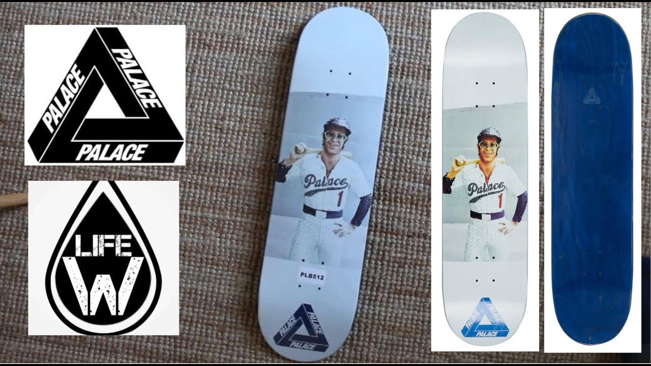 Palace x Elton John Baller Skateboard Multi 8.25 - YouTube