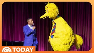 Craig Melvin Teams With Elmo for Sesame Workshop Gala