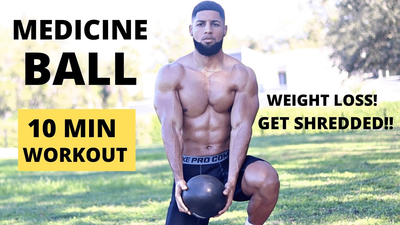 10 MINUTE FULL BODY MEDICINE BALL HIIT WORKOUT YouTube