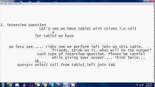 left join1||SQL Left Join example|||left Outer join in sql||Interview question on Left Join in sql