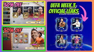 UEFA Official Leaks, Prime Icons &amp; Capped Drafts 50% Off | FC mobile