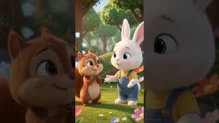 The Giant Carrot 🥕🐰 | A Sweet Story About Sharing | Kids Story #shorts #kids 🐰🐰￼