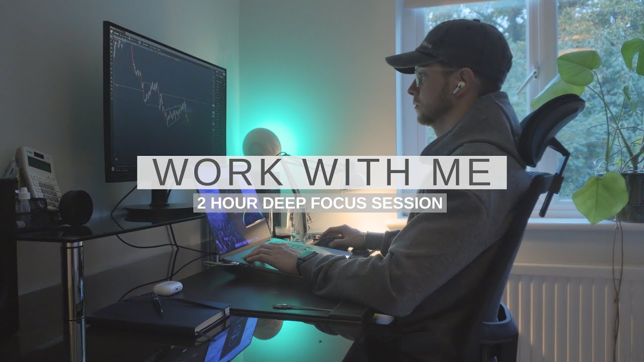 Work With Me | 2 Hour Pomodoro Focus & Study Session With Productivity Lo-Fi Playlist | 50-10-50