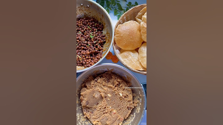 Ashtami / Navami Chana, Halwa, Puri prashad | Chana Halwa Puri #shortsfeed #youtubeshorts