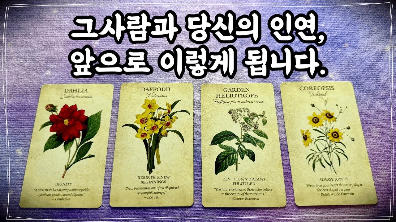 [타로]그사람과 당신의 관계, 앞으로 이렇게 흘러갑니다.🔮 