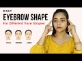 Find The Perfect Eyebrow Shape For Your Face Shape | *Teenagers MUST KNOW* | Beautikaaholic