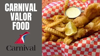 Carnival Valor Food That is Too Awesome To Skip