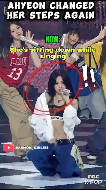 Ahyeon sat down but still slay #shorts #babymonster #fyp #ahyeon #kpop
