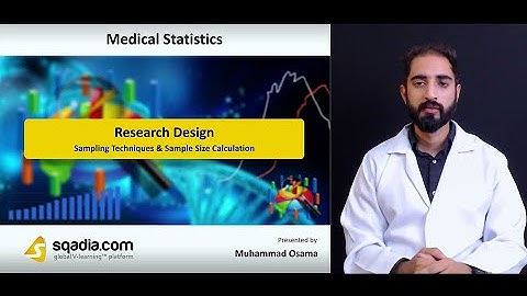 Research Design - Sampling Techniques & Sample Size Calculation