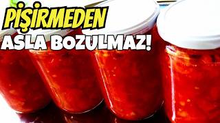 Kış İçin Taze Domatesleri Bu Şekilde Saklıyorum Asla Bozulmuyor