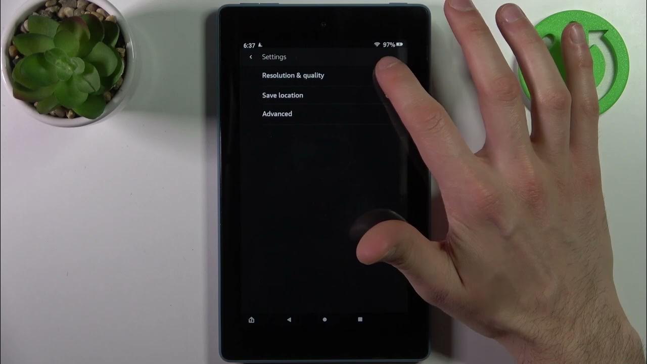How to Change Photo Aspect Ratio on AMAZON Fire 7 - Camera Settings