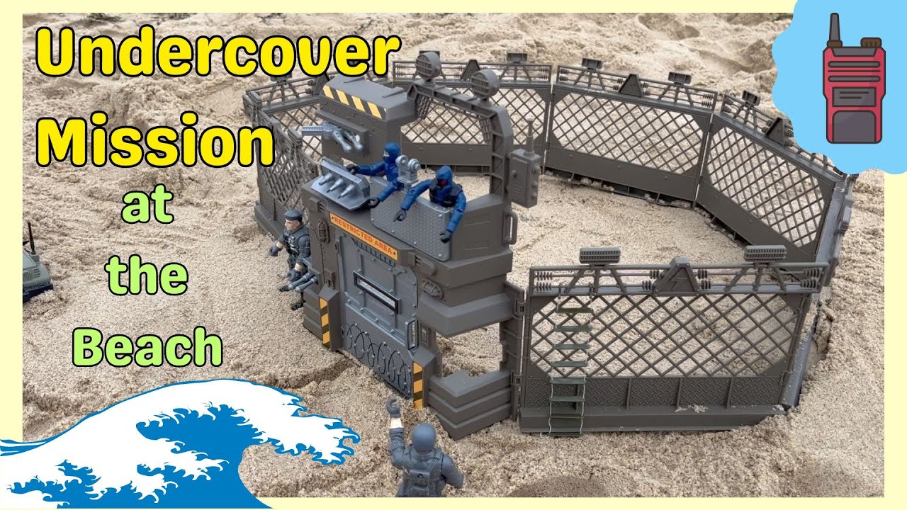 Undercover Mission at the Beach! The Constant Kid loves Toys Outside especially Toys at the Beach!