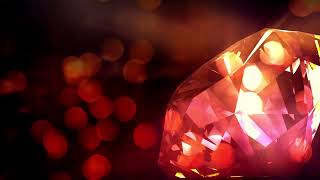 diamond spinning in red bubbly background