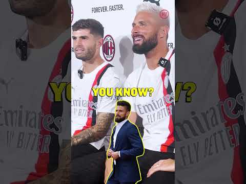 Christian Pulisic &amp; Oliver Giroud spill the tea on their A.C. Milan teammates 😂