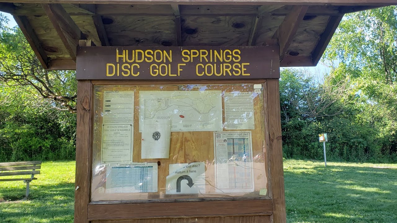 Hudson Springs Disc Golf Back 9 Mixed Doubles YouTube