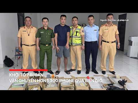 7 charged for smuggling over 1,200 iPhones across the border | News Roundup | VTV24