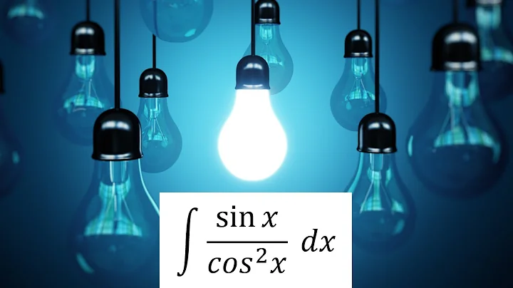 Integration of sinx/cos^2x dx (Solution)