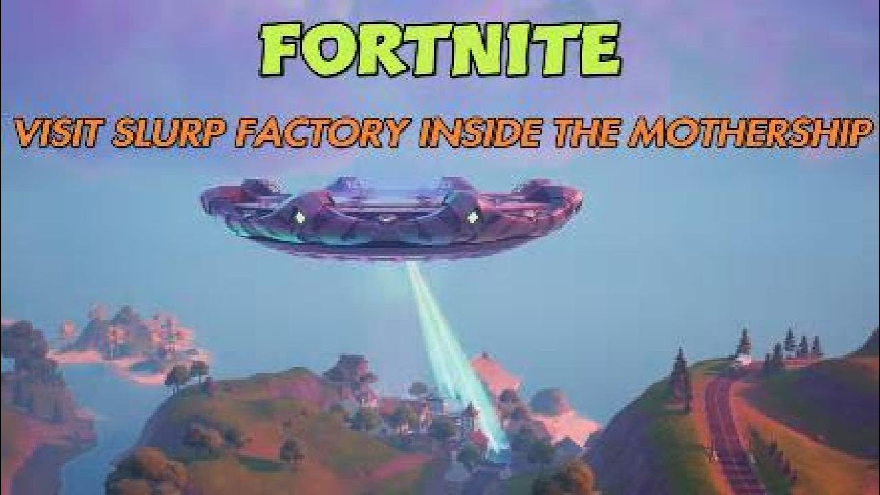 Visit Slurp Factory inside the Mothership, Fortnite Legendary Quest week 10 Season 7.