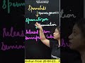 Understand " Become Of Spermatids " With QuickShot Biology By Mamta Ma'am |#shorts#cuet2023