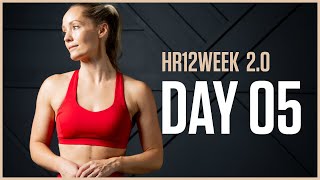 HIIT Cardio + Core Workout // Day 5 HR12WEEK 2.0 screenshot 5