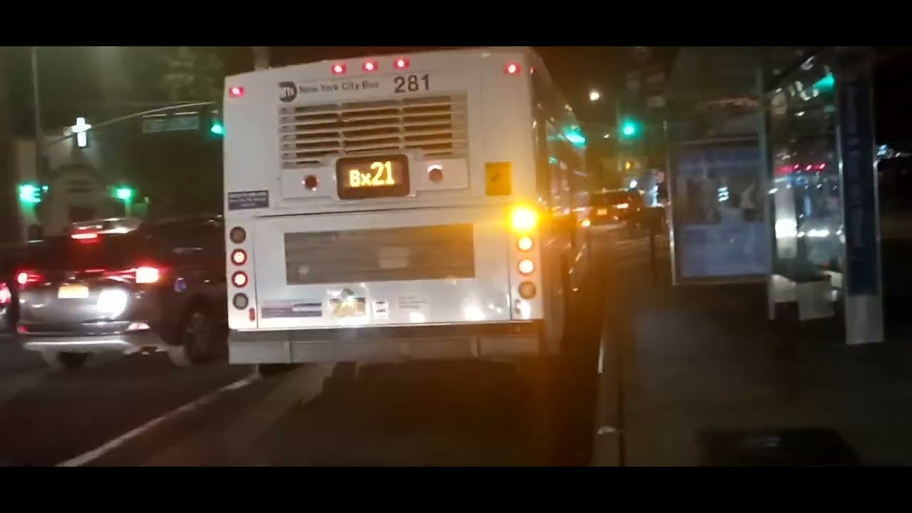 Bx21 Bus (2011 New Flyer C40LF #281) To Westchester Avenue Departs ...