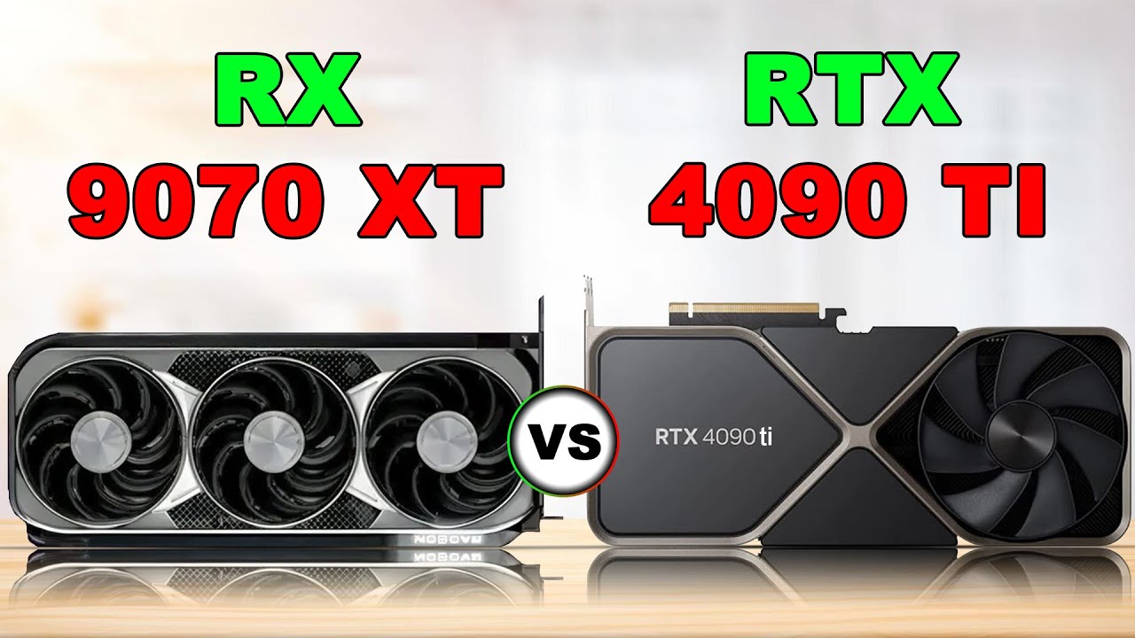 AMD Radeon RX 9070 XT vs NVIDIA GeForce RTX 4090 Ti GAMİNG BENCHMARK ...