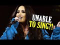 this is what happened when demi lovato performed with SWOLLEN vocal cords......