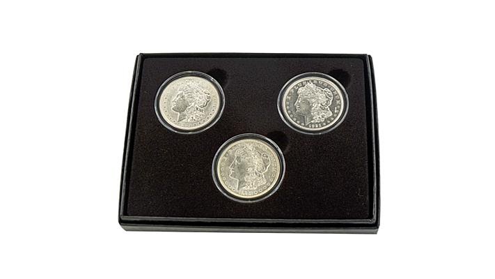 1921 PDS Uncirculated Last Morgan Silver Dollars
