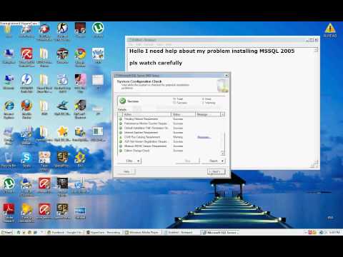 Problem installing MSSQL 2005