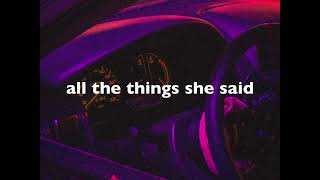 All the things she said (Remix) - Dj Fronteo Resimi