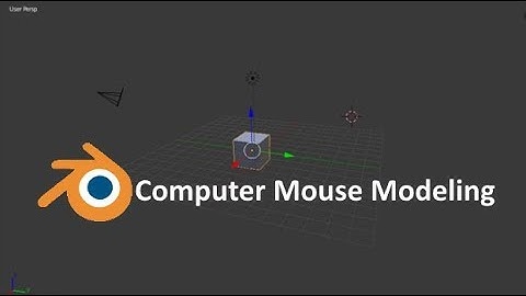 Modeling A Computer Mouse Using Blender