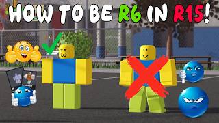 How to use R6 in ER:LC! (and many other roblox games!)