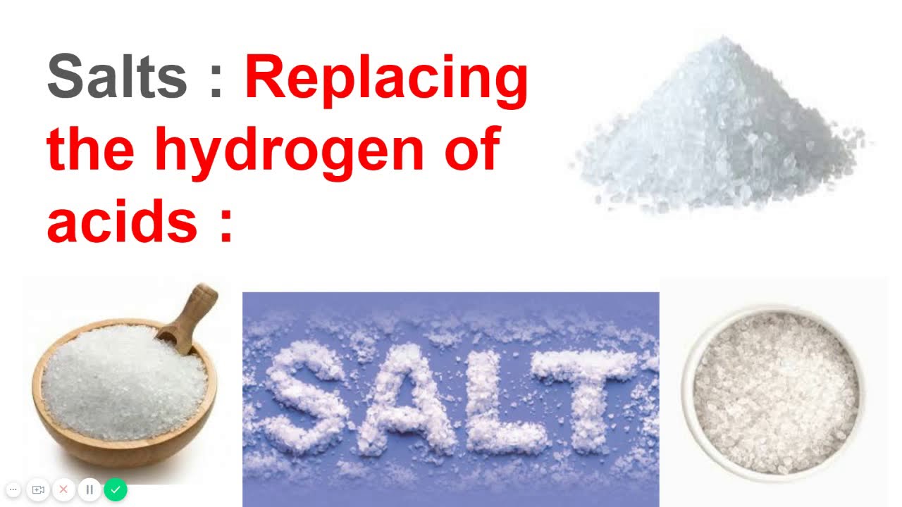 Salts How they are made An important class of chemical substance