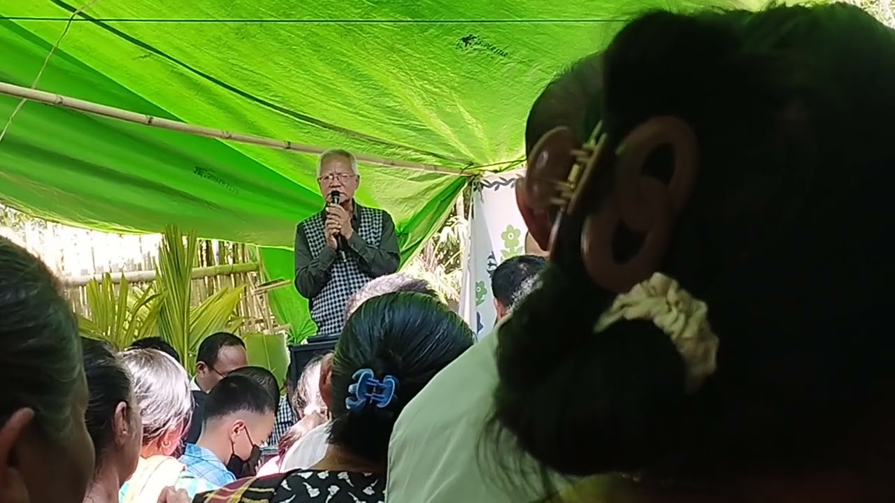 নিয়তি চাকমার দাহকৃয়া অনুষ্ঠান। 