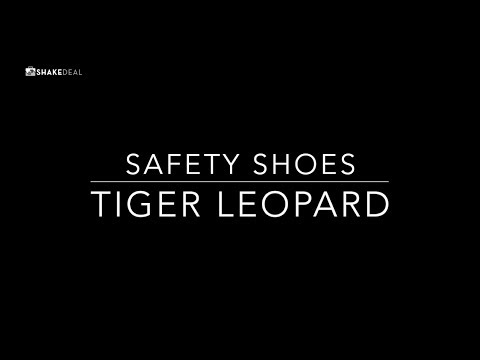 tiger leopard safety shoes