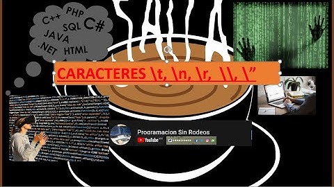 caracteres JAVA, Como dar saltos de linea, Usar el tabulador. Como Colocar comillas.