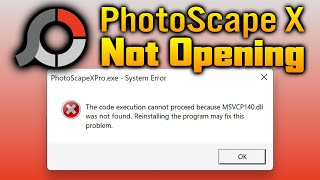 How to Fix MSVCP140.dll Missing Error in PhotoScape X Pro | Quick &amp; Easy Solution!