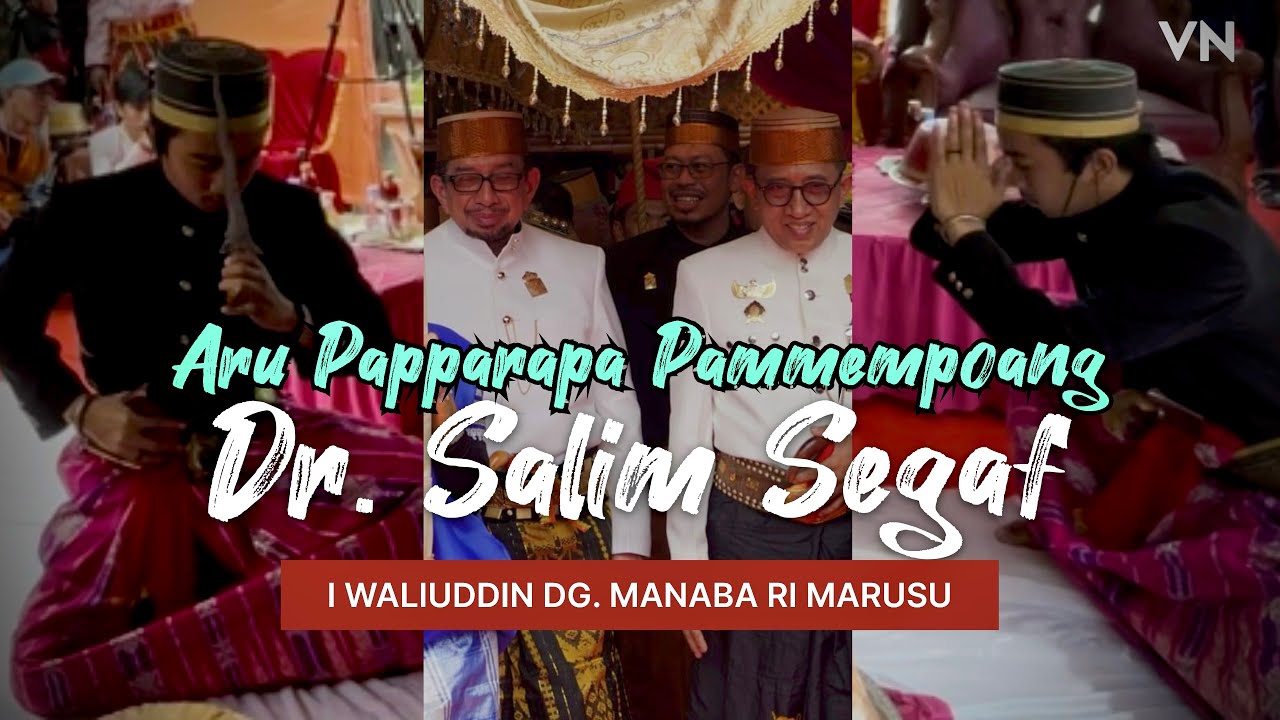 ARU PAPPARAPA PAMMEMPOANG “I Waliuddin Daeng Manaba Ri Marusu” #aru #maros #bugismakassar #makassar