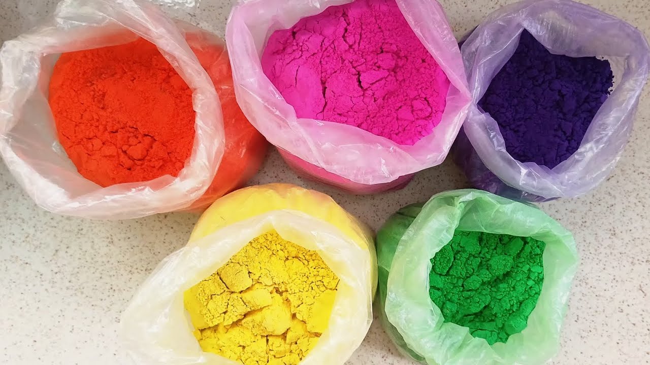 Homemade colour Chalk making asmr satisfying video 🤤🤤 slate pencil crunching/ clay crushing 🤤