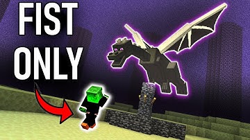 Minecraft but I can ONLY use my FISTS