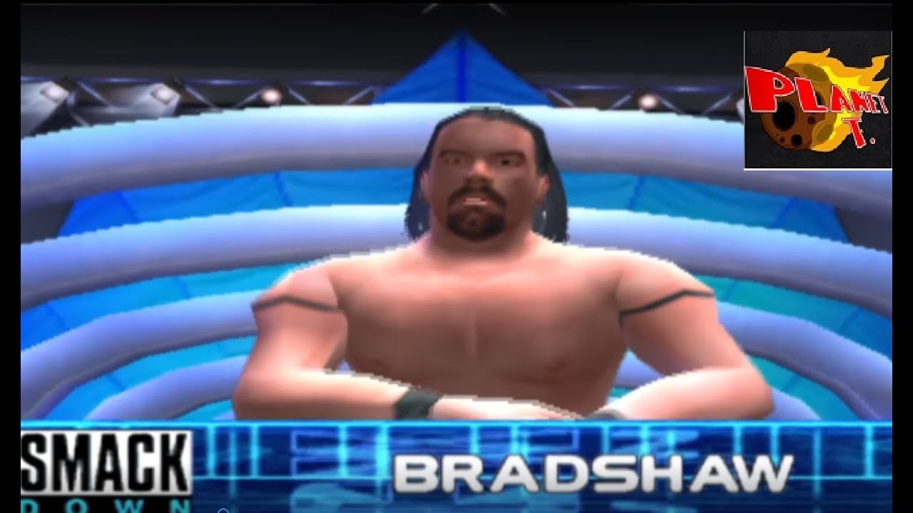 WWF Smackdown ! Just bring it ! Bradshaw entrance and finisher YouTube
