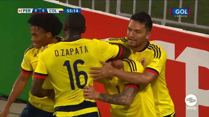 Peru Vs Colombia 1 1  NARRACION COLOMBIANA