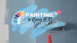Our Paint Colours 🎨 EP 6 |  Renovation House Tour | Singapore HDB 4-Room BTO
