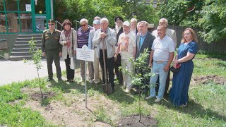 Вишневый сад появился в Серпухове у филиала военной академии РВСН