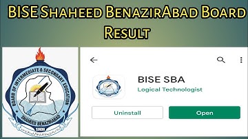 Shaheed BenazirAbad Board Result :: BISE SBA Intermediate Result