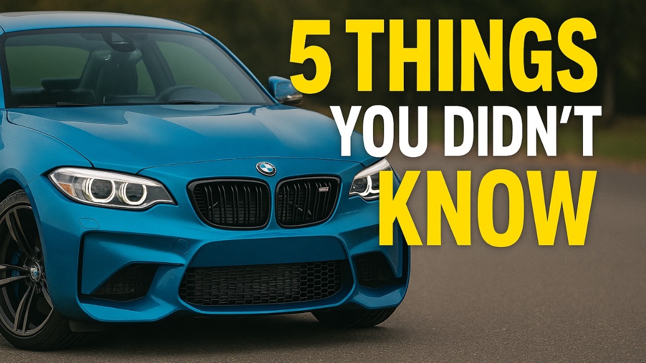 5 Unique Things You Don't Know About the BMW M2 (F87 Generation)