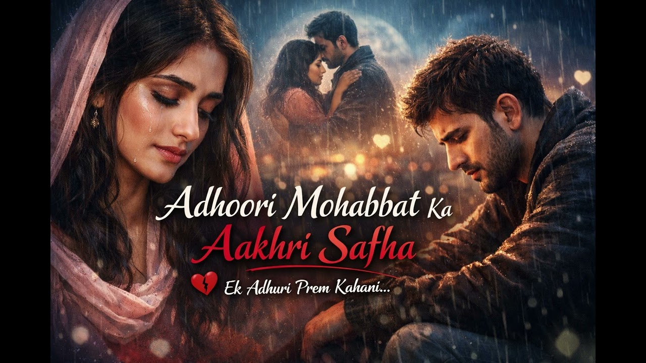 Adhoori Mohabbat Ka Akhri Safha 💔 | Sad Romantic Song 2026 | Heart Touching Song | Broken Love Story