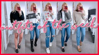 WHAT I WORE THIS WEEK: HOLIDAY OUTFITS (DECEMBER 2022 WINTER OOTW) || Kellyprepster