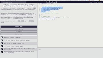 Functional Programming: Use Higher-Order Functions map, filter, or reduce to Solve a Complex Problem