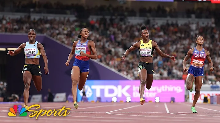 Melissa Jefferson-Wooden WINS 100m with championship record at track and field worlds | NBC Sports